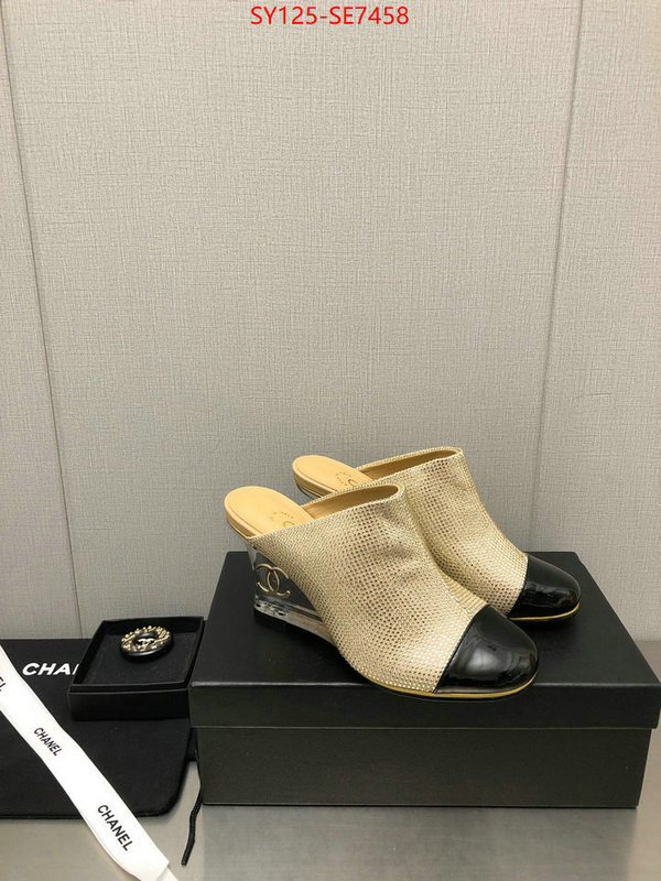 Women Shoes-Chanel,buy 1:1 ID: SE7458,$: 125USD