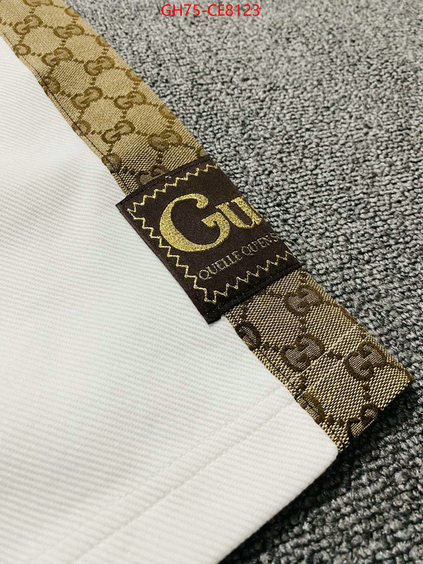 Clothing-Gucci,7 star replica ID: CE8123,$: 75USD