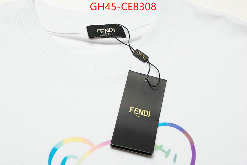 Clothing-Fendi,luxury ID: CE8308,$: 45USD