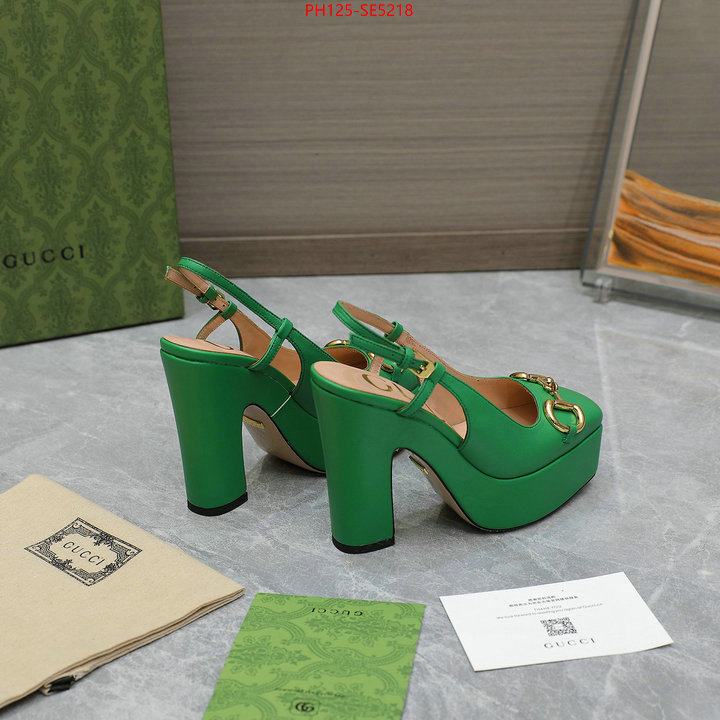 Women Shoes-Gucci,fashion replica ID: SE5218,$: 125USD