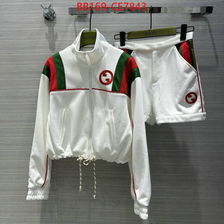 Clothing-Gucci,designer ID: CE7843,$: 169USD