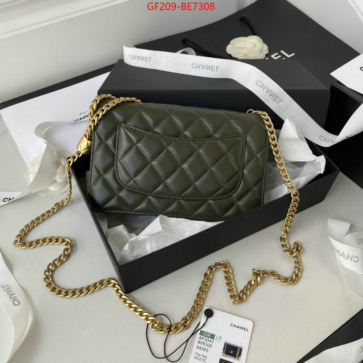 Chanel Bags(TOP)-Diagonal-,replica 2023 perfect luxury ID: BE7308,$: 209USD