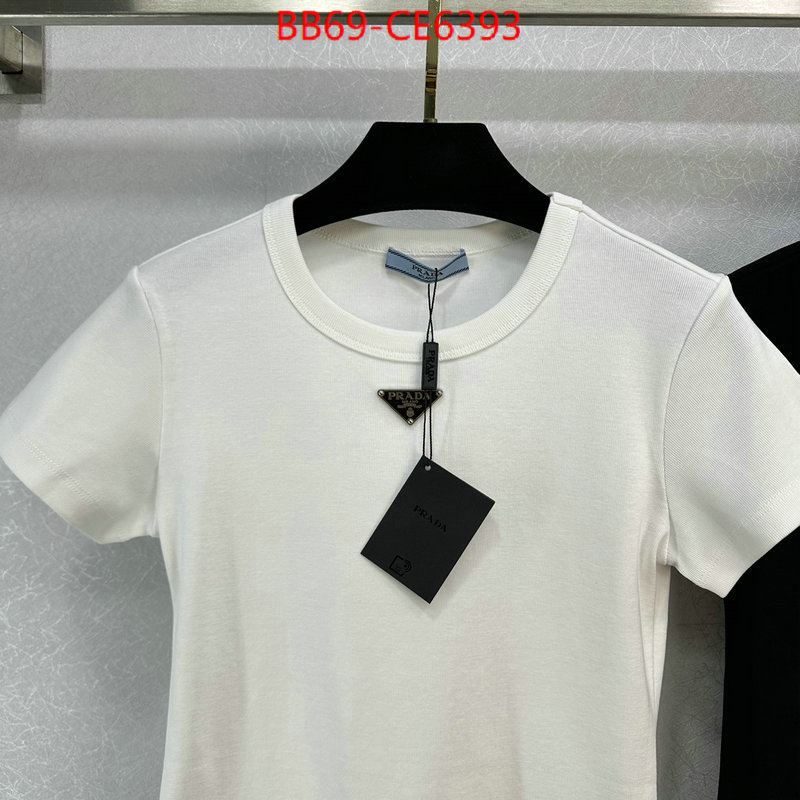 Clothing-Prada,practical and versatile replica designer ID: CE6393,$: 69USD