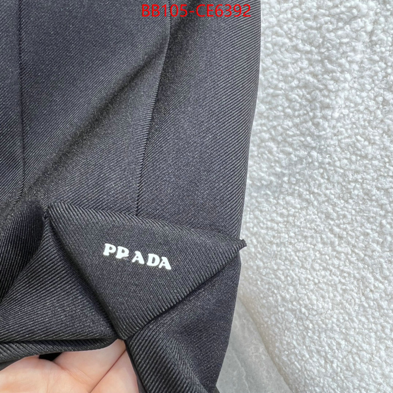 Clothing-Prada,aaaaa+ replica designer ID: CE6392,$: 105USD