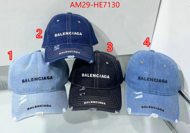 Cap (Hat)-Balenciaga,replica shop ID: HE7130,$: 29USD