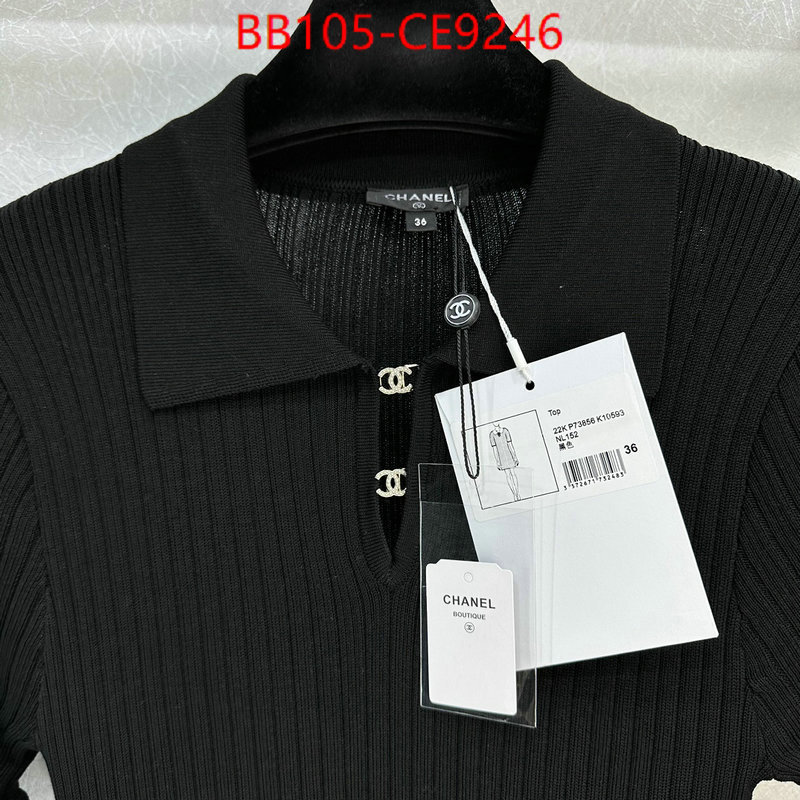 Clothing-Chanel,how to start selling replica ID: CE9246,$: 105USD