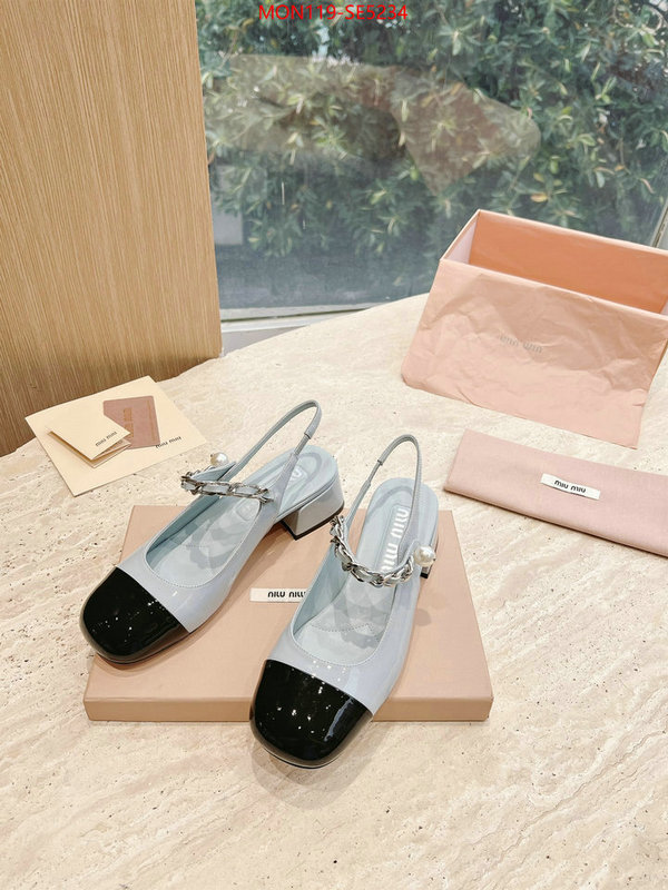 Women Shoes-Miu Miu,only sell high-quality ID: SE5234,$: 119USD