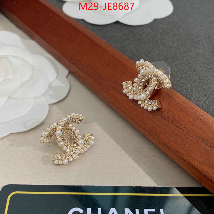 Jewelry-Chanel,how to find designer replica ID: JE8687,$: 29USD