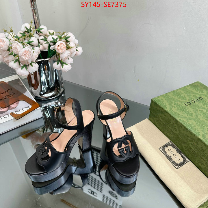 Women Shoes-Gucci,aaaaa replica designer ID: SE7375,$: 145USD