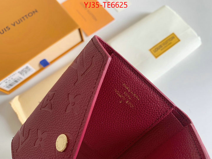 LV Bags(4A)-Wallet,highest quality replica ID: TE6625,$: 35USD