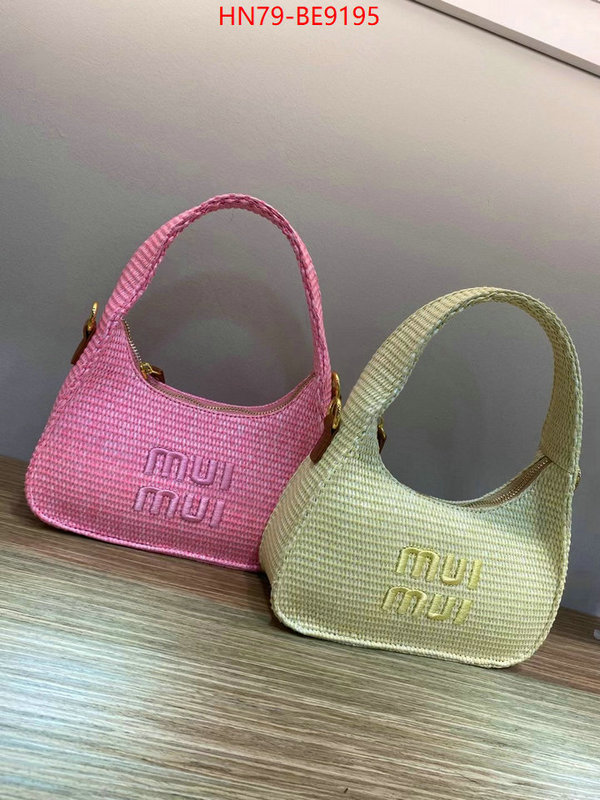 Miu Miu Bags(4A)-Handbag-,1:1 replica wholesale ID: BE9195,$: 79USD