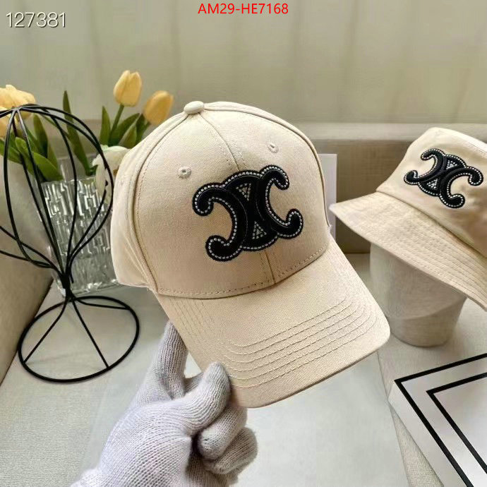 Cap (Hat)-Celine,website to buy replica ID: HE7168,$: 29USD