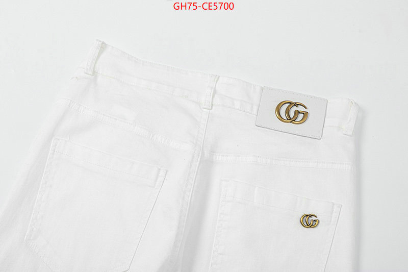 Clothing-Gucci,replica designer ID: CE5700,$: 75USD