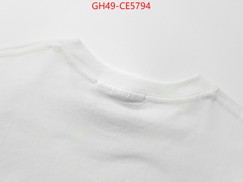 Clothing-Gucci,what is top quality replica ID: CE5794,$: 49USD