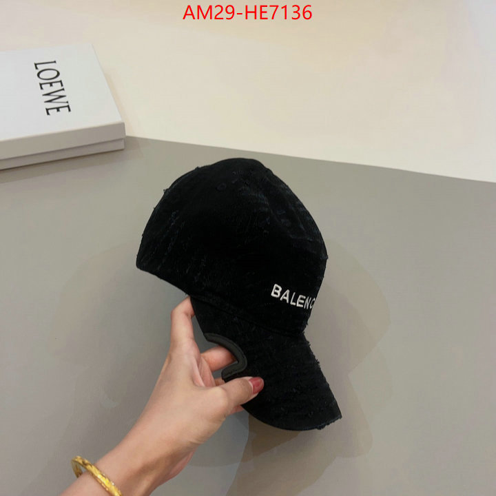 Cap (Hat)-Balenciaga,what are the best replica ID: HE7136,$: 29USD