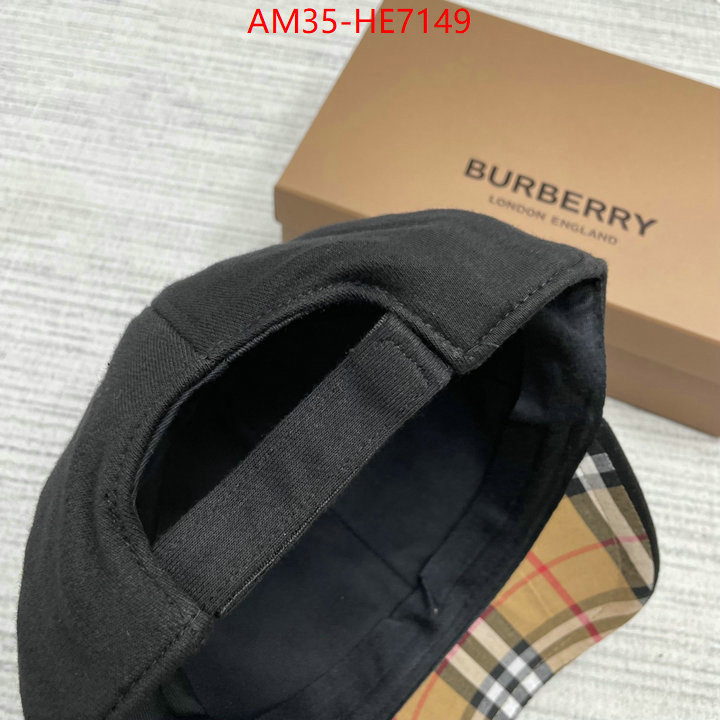 Cap (Hat)-Burberry,where quality designer replica ID: HE7149,$: 35USD