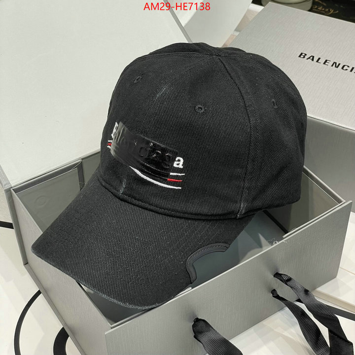 Cap (Hat)-Balenciaga,replica every designer ID: HE7138,$: 29USD