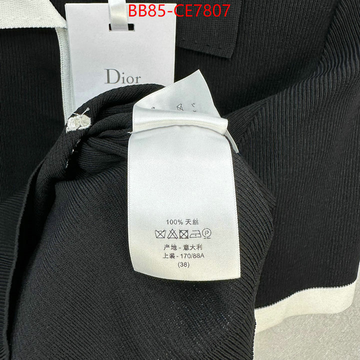 Clothing-Dior,replcia cheap ID: CE7807,$: 85USD