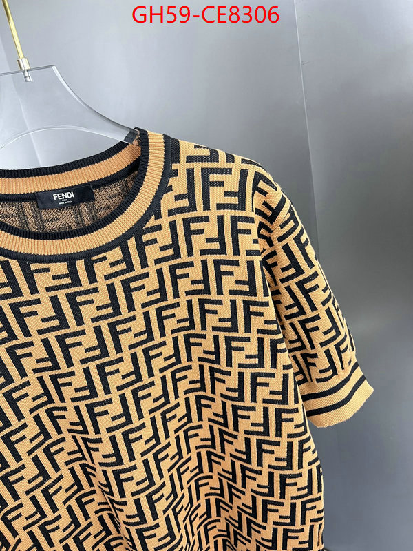 Clothing-Fendi,knockoff ID: CE8306,$: 59USD