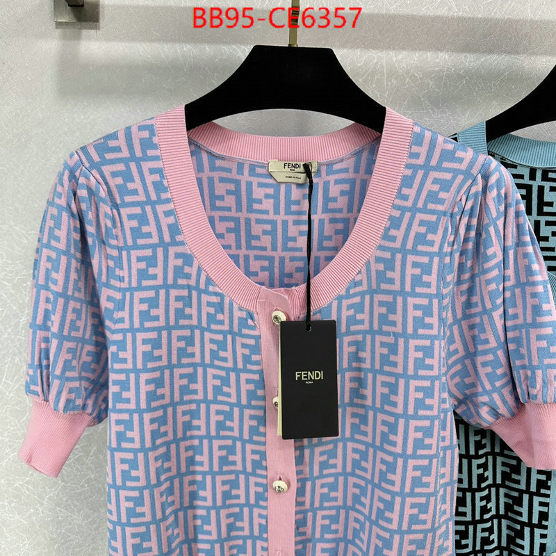 Clothing-Fendi,can you buy knockoff ID: CE6357,$: 95USD