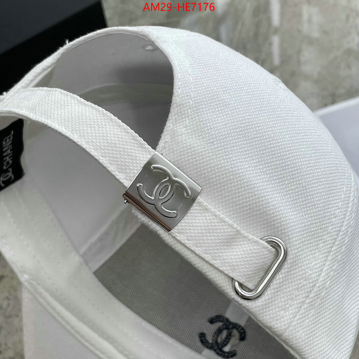 Cap (Hat)-Chanel,mirror copy luxury ID: HE7176,$: 29USD