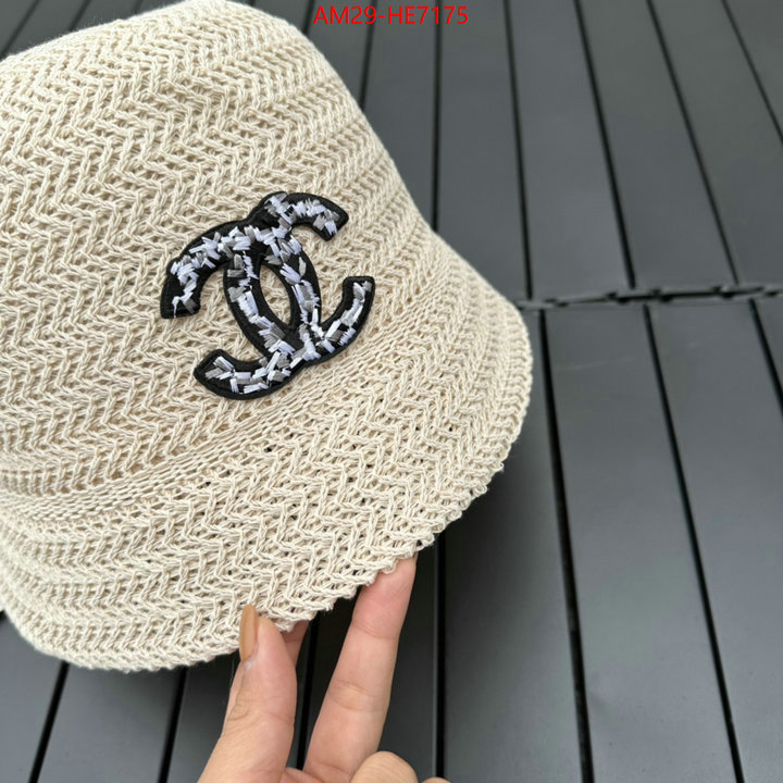 Cap (Hat)-Chanel,what's best ID: HE7175,$: 29USD