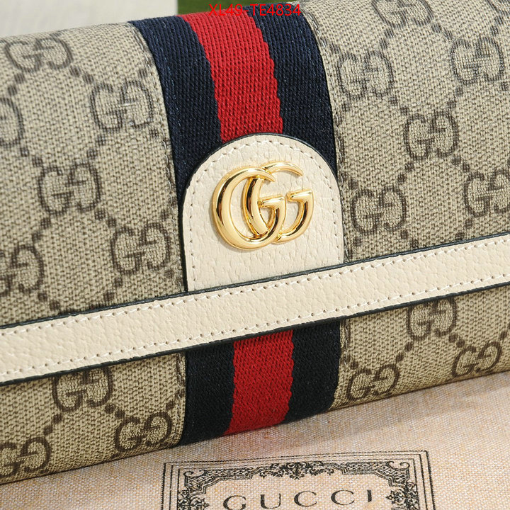 Gucci Bags(4A)-Wallet-,what best designer replicas ID: TE4834,$: 49USD