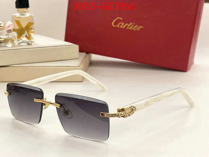 Glasses-Cartier,what's best ID: GE7956,$: 55USD