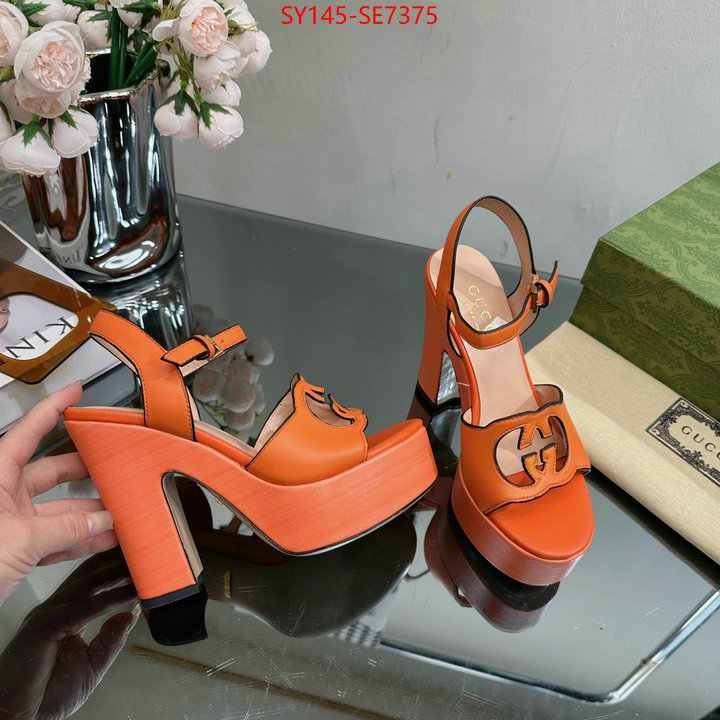 Women Shoes-Gucci,aaaaa replica designer ID: SE7375,$: 145USD