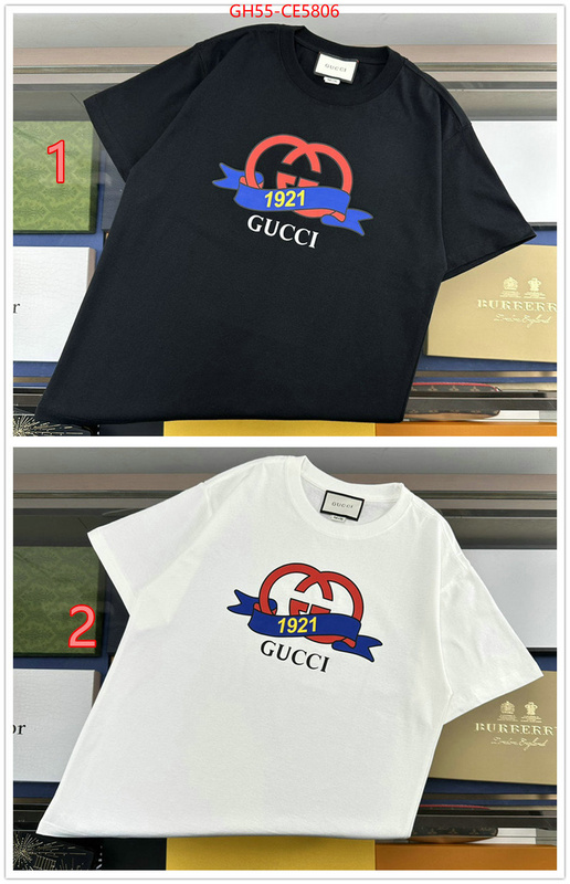 Clothing-Gucci,can you buy knockoff ID: CE5806,$: 55USD