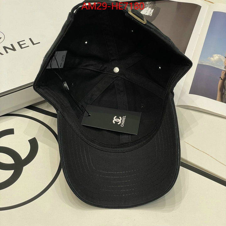 Cap (Hat)-Chanel,the highest quality fake ID: HE7180,$: 29USD