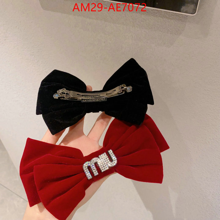 Hair band-MIU MIU,2023 perfect replica designer ID: AE7072,$: 29USD