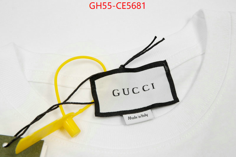 Clothing-Gucci,best quality fake ID: CE5681,$: 55USD