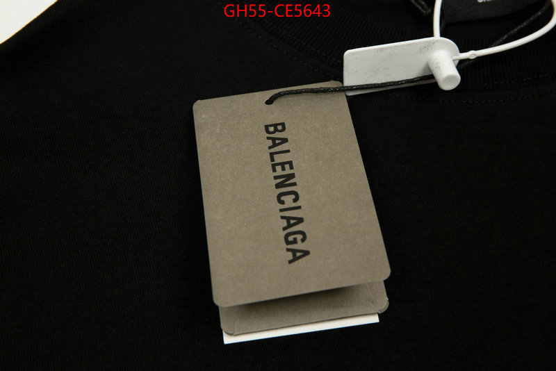 Clothing-Balenciaga,fake ID: CE5643,$: 55USD