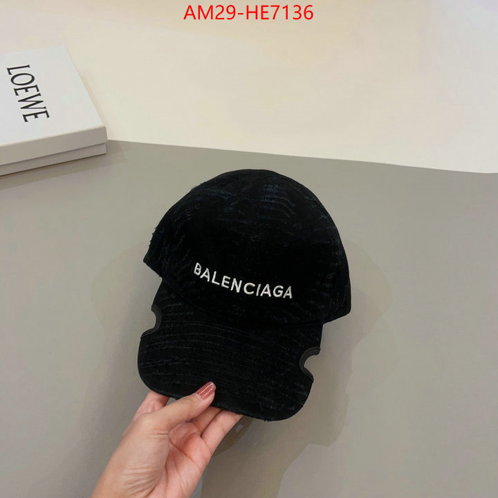 Cap (Hat)-Balenciaga,what are the best replica ID: HE7136,$: 29USD