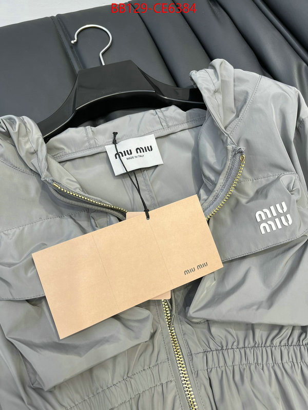 Clothing-MIU MIU,2023 replica wholesale cheap sales online ID: CE6384,$: 129USD