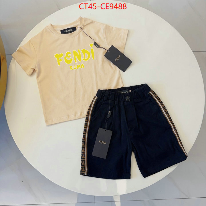 Kids clothing-Fendi,1:1 replica wholesale ID: CE9488,$: 45USD