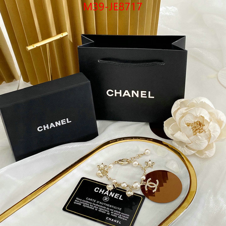 Jewelry-Chanel,replica designer ID: JE8717,$: 39USD