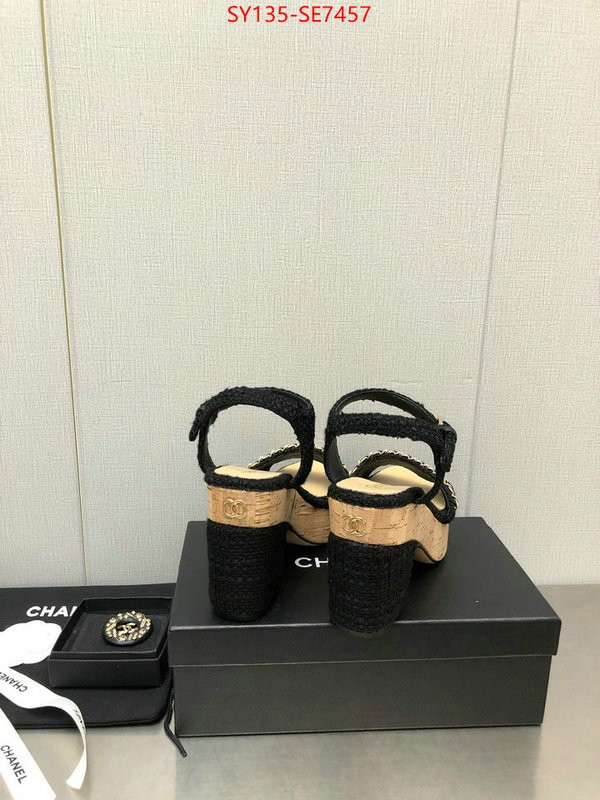 Women Shoes-Chanel,designer 1:1 replica ID: SE7457,$: 135USD