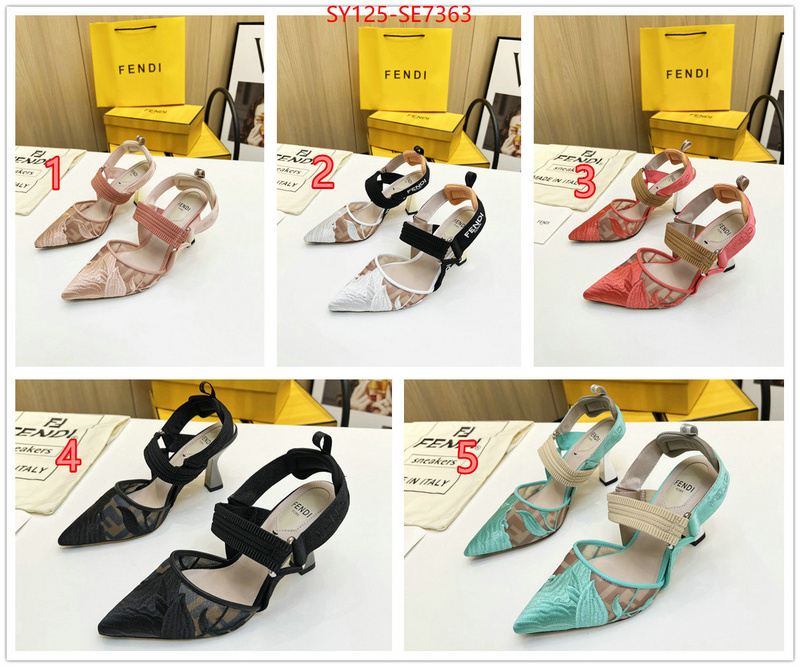 Women Shoes-Fendi,cheap high quality replica ID: SE7363,$: 125USD