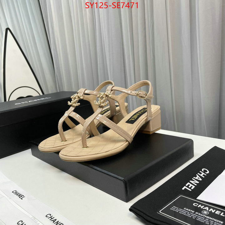 Women Shoes-Chanel,top fake designer ID: SE7471,$: 125USD