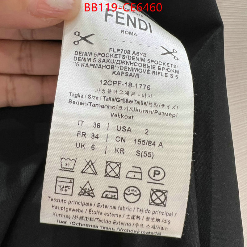 Clothing-Fendi,high quality online ID: CE6460,$: 119USD