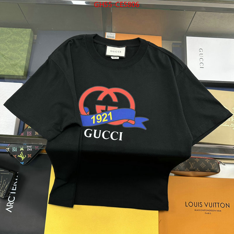 Clothing-Gucci,can you buy knockoff ID: CE5806,$: 55USD