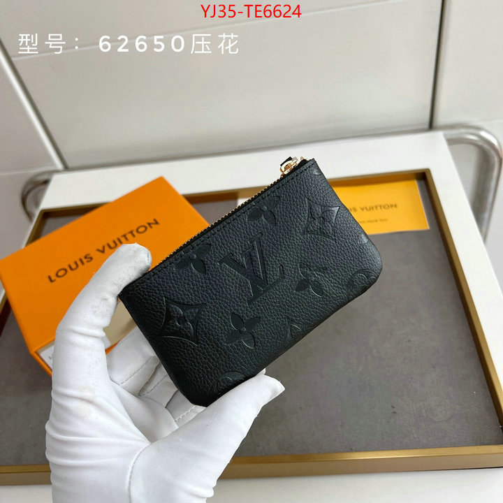 LV Bags(4A)-Wallet,what best replica sellers ID: TE6624,$: 35USD