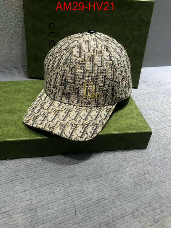 Cap (Hat)-Dior,cheap wholesale ID: HV21,$: 29USD
