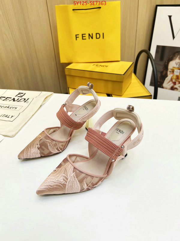 Women Shoes-Fendi,cheap high quality replica ID: SE7363,$: 125USD