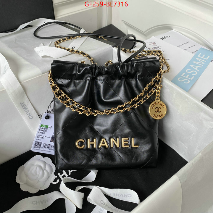 Chanel Bags(TOP)-Handbag-,hot sale ID: BE7316,$: 259USD