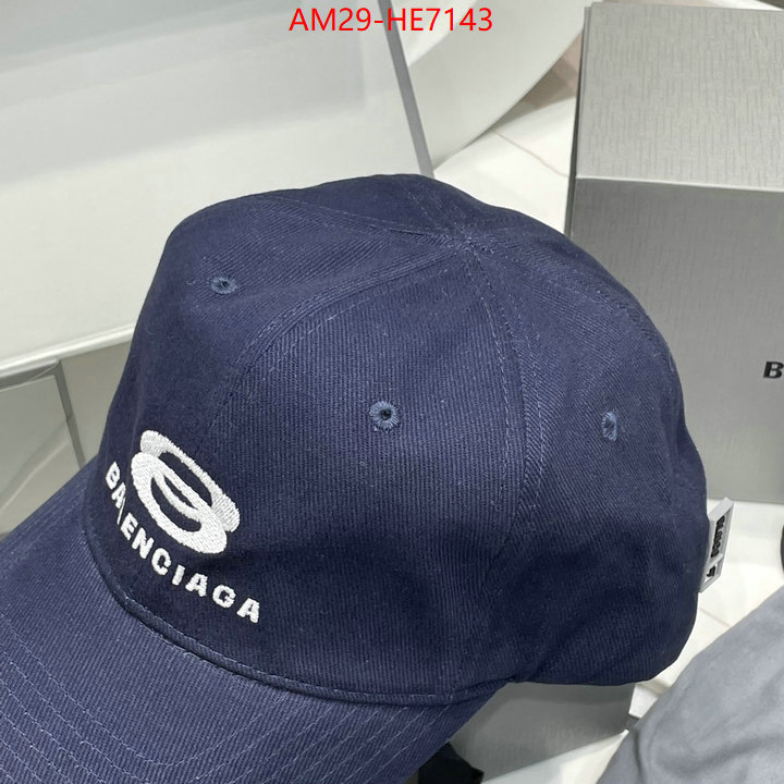 Cap (Hat)-Balenciaga,7 star quality designer replica ID: HE7143,$: 29USD