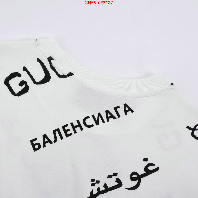 Clothing-Gucci,replica aaaaa designer ID: CE8127,$: 55USD