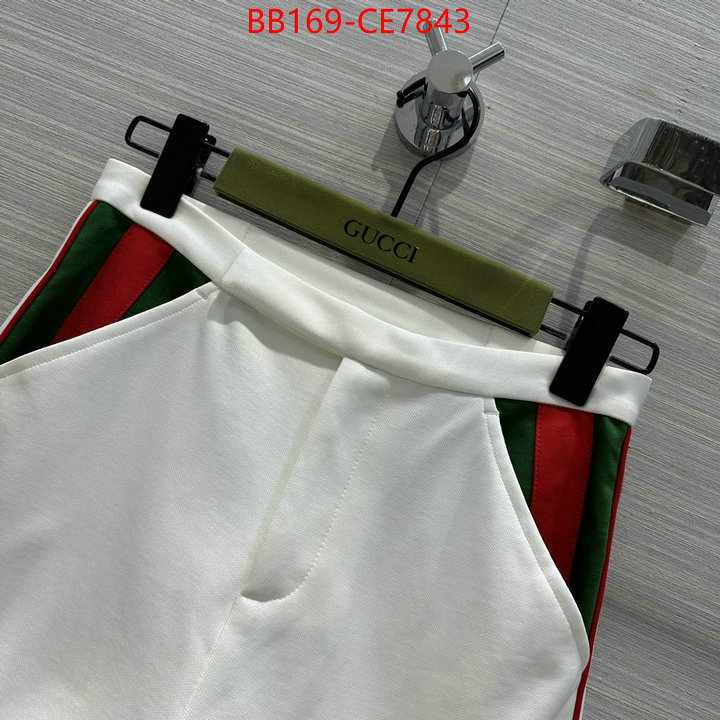 Clothing-Gucci,designer ID: CE7843,$: 169USD